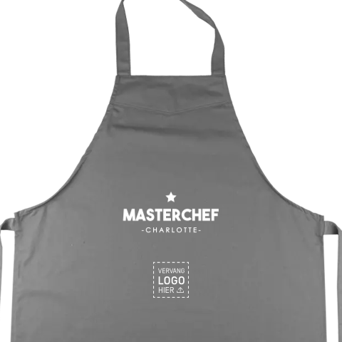 Kookschort met masterchef ontwerp als stoer relatiegeschenk