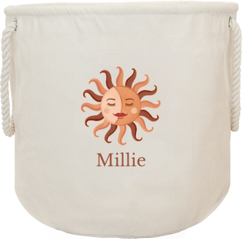 Opbergzak met naam en Mexican sun