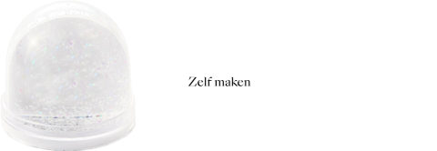 Snowglobe met eigen ontwerp