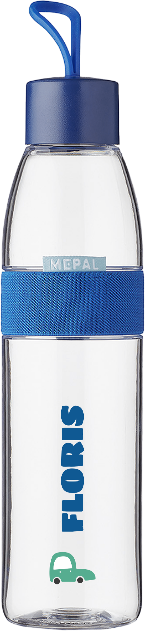 Mepal waterfles Ellipse met naam en auto