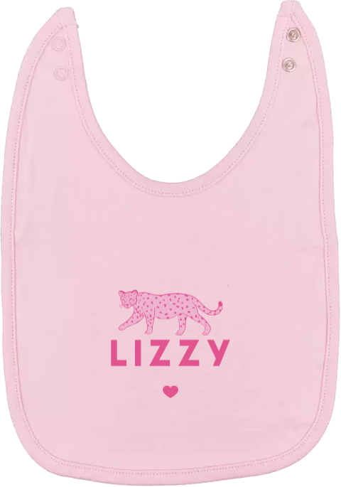 Gepersonaliseerd slabbetje met panter
