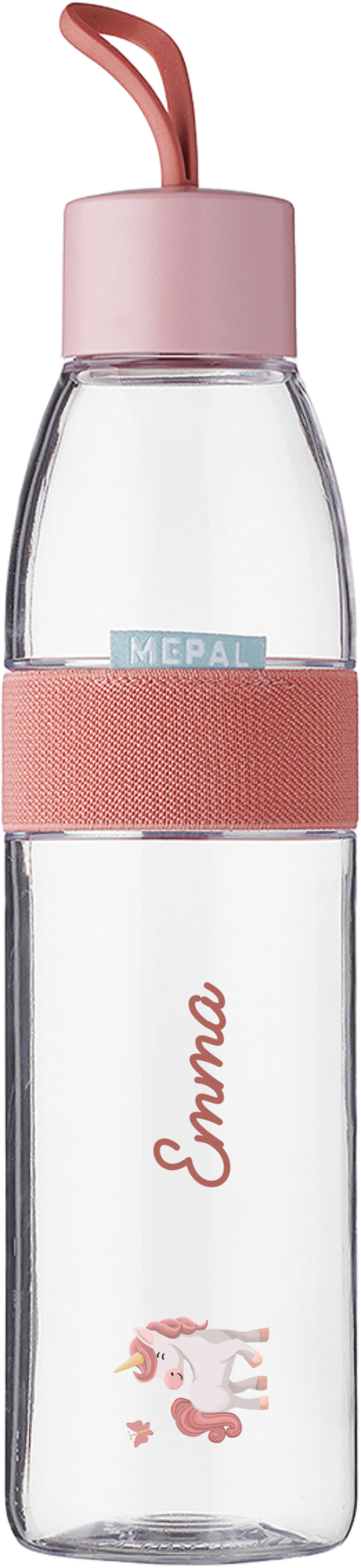 Mepal waterfles Ellipse met naam en unicorn