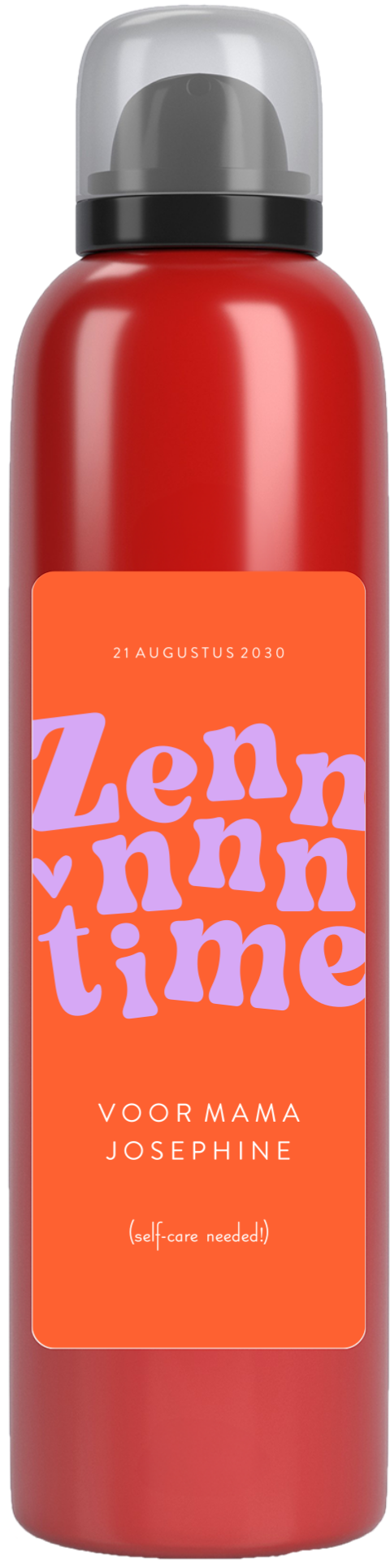 Kraamcadeau doucheschuim colourblocking 'zen time'