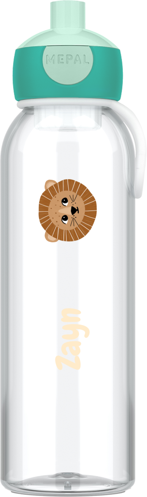 Mepal pop-up-waterfles Campus met naam en leeuw