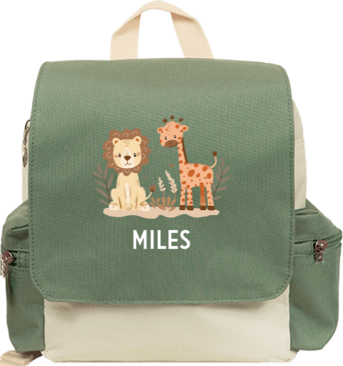 Rugzak Adventure met naam en dieren