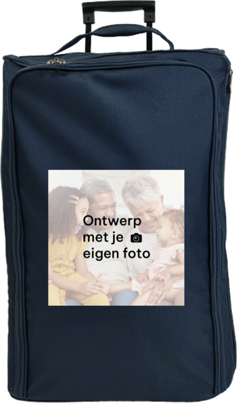 Reistrolley XL met eigen foto personaliseren