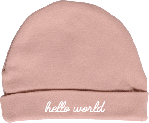 Babymutsje met eigen quote