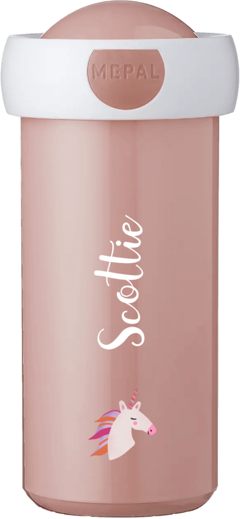 Mepal drinkbeker Campus met naam en eenhoorn