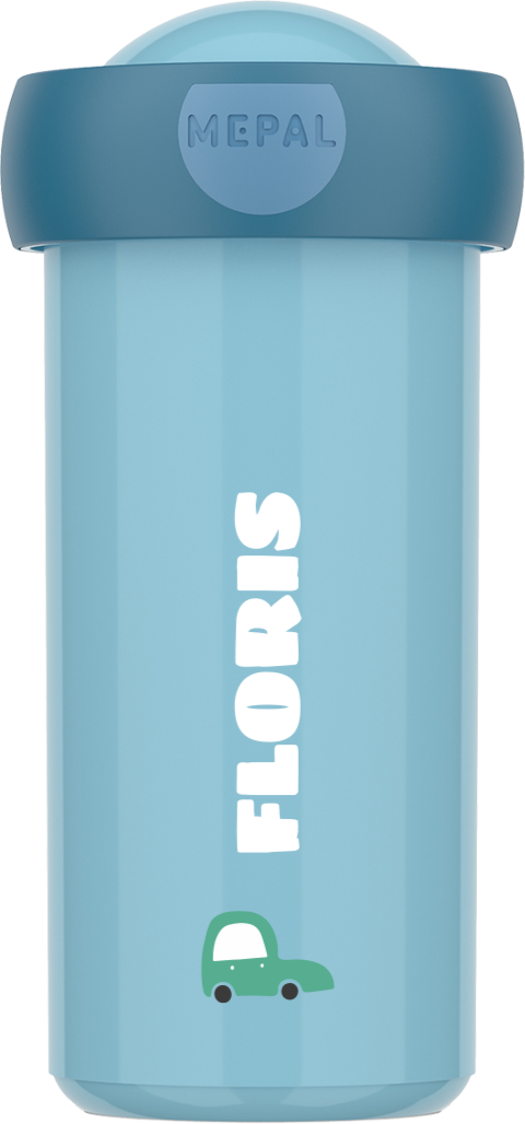 Mepal schoolbeker Campus met naam en auto