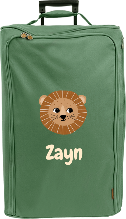 Reistrolley XL met leeuw en naam