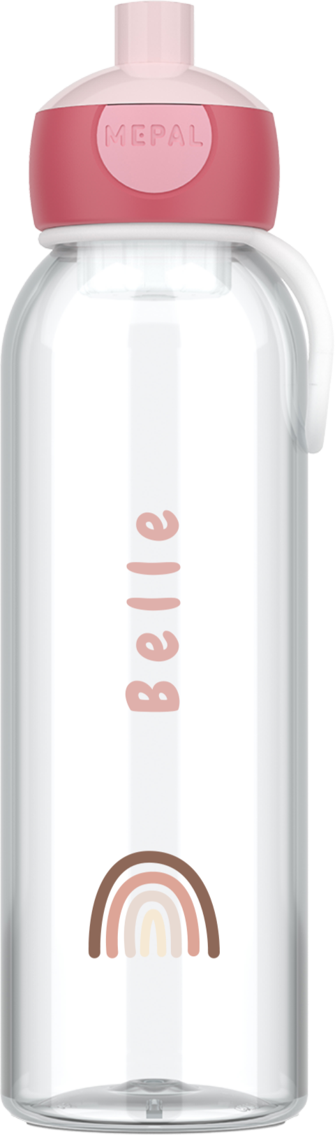 Mepal waterfles Campus met regenboog met naam