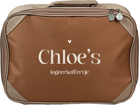 Koffertje met klassieke typografie