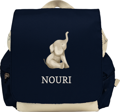 Rugzak Adventure met naam en olifant