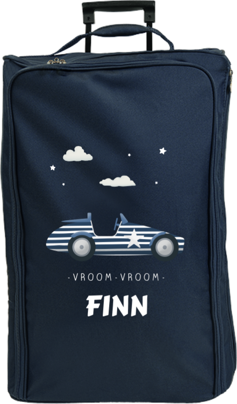 Reistrolley XL met auto en naam