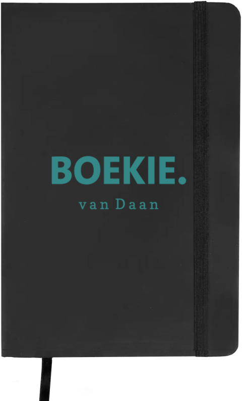 Notitieboek met gepersonaliseerde naamopdruk als relatiegeschenk