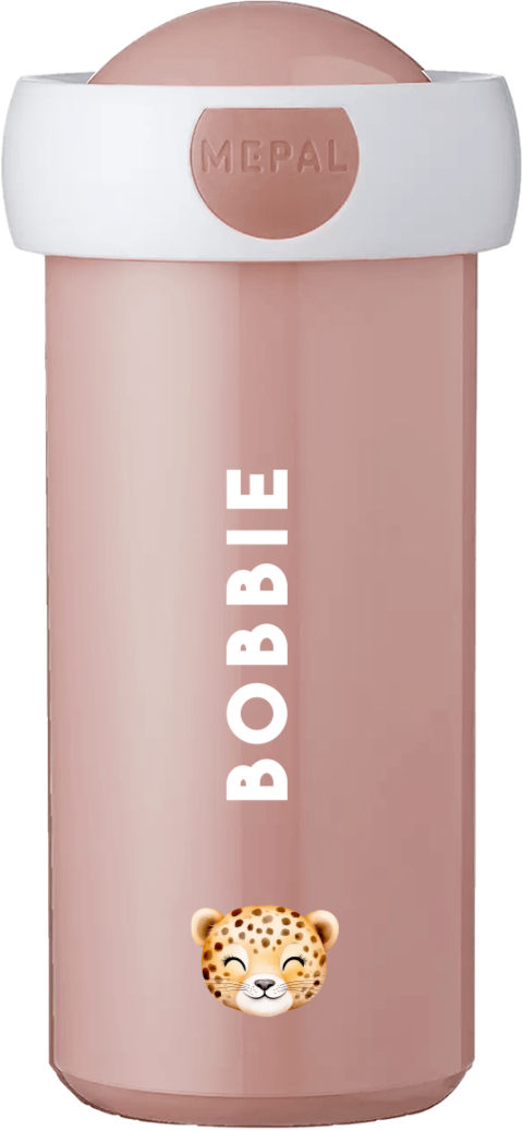 Mepal drinkbeker Campus met naam en panter