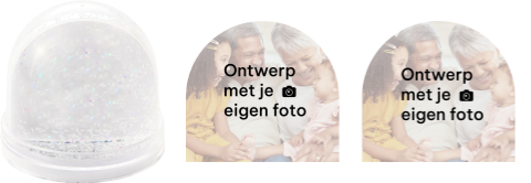 Snowglobe met foto personaliseren