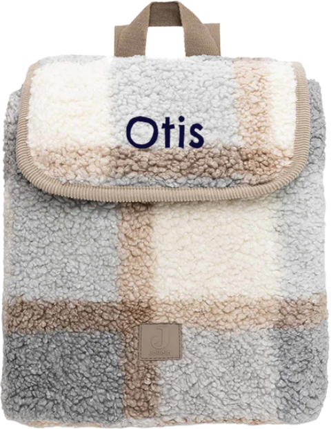 Rugzakje Jollein Bouclé met naam