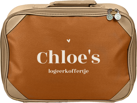 Koffertje met klassieke typografie