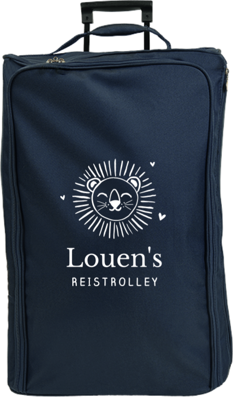 Reistrolley XL met naam en lijntekening leeuw