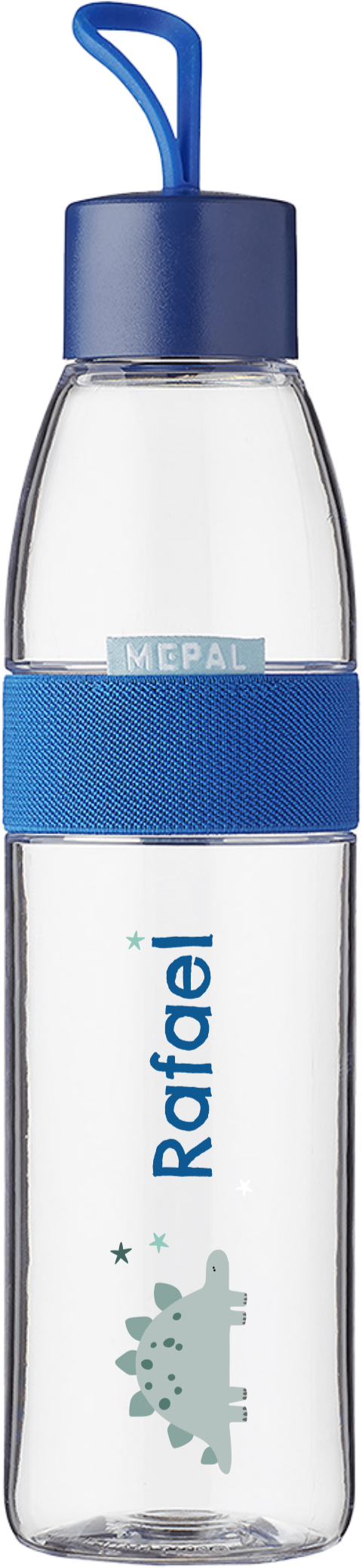 Mepal waterfles Ellipse met naam en dino