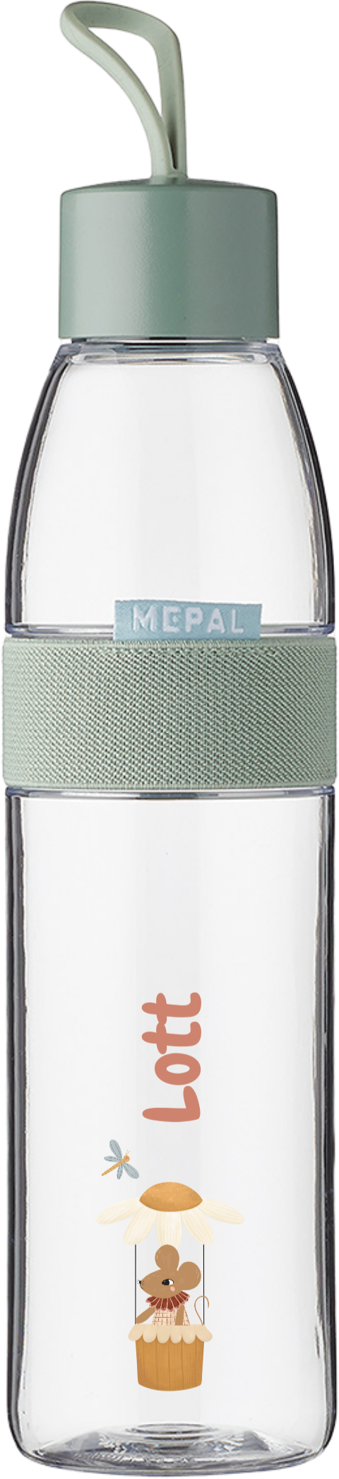Mepal waterfles Ellipse met naam en muisje