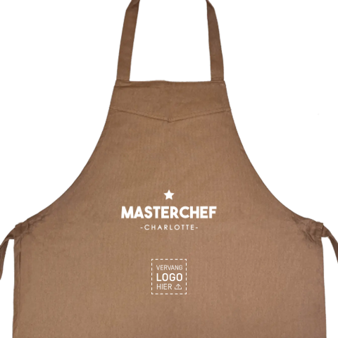 Kookschort met masterchef ontwerp als relatiegeschenk