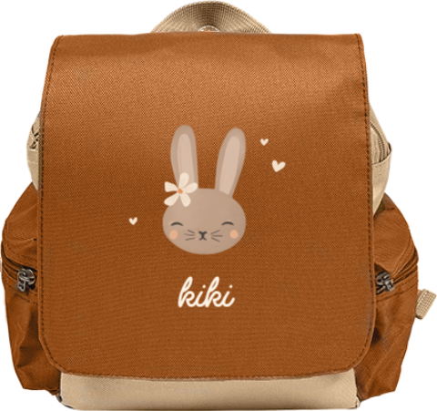 Rugzak Adventure met naam en konijntje