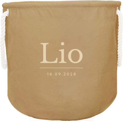 Opbergzak speelgoed gepersonaliseerd