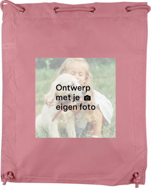 Gymtas met eigen foto personaliseren
