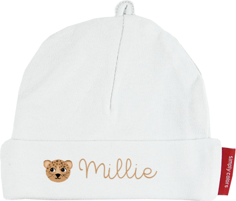 Babymutsje met panter