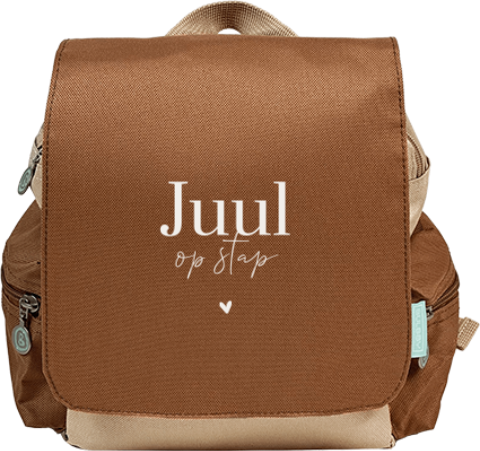 Rugzak Adventure met naam en hartje