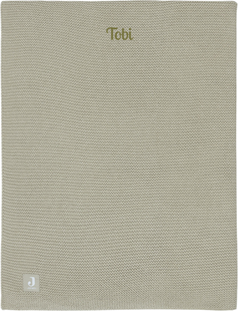 Jollein wiegdeken met geborduurde naam