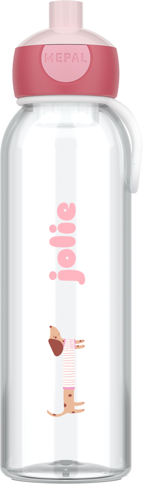 Mepal waterfles Campus met teckel en naam