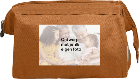 Toilettas met eigen foto personaliseren