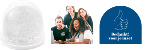 Snowglobe met foto en tekst aanpasbaar