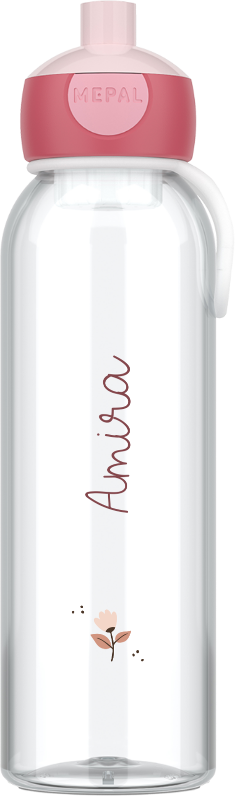 Mepal waterfles Campus met bloem met naam