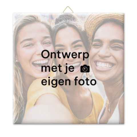 Tegeltje met eigen foto
