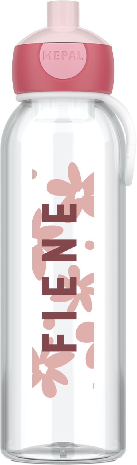 Mepal waterfles Campus met bloemenpatroon met naam