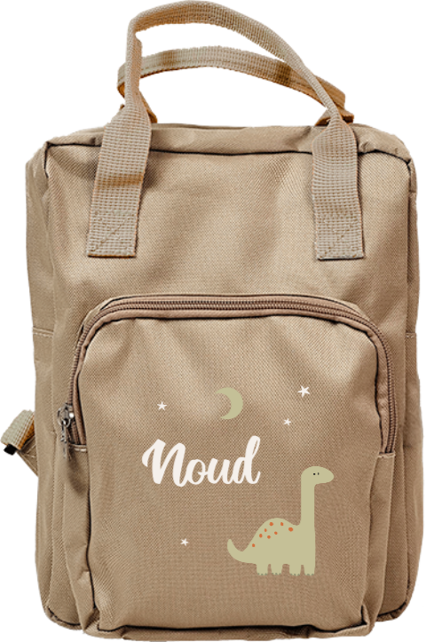 Rugzak Classic met naam en dino