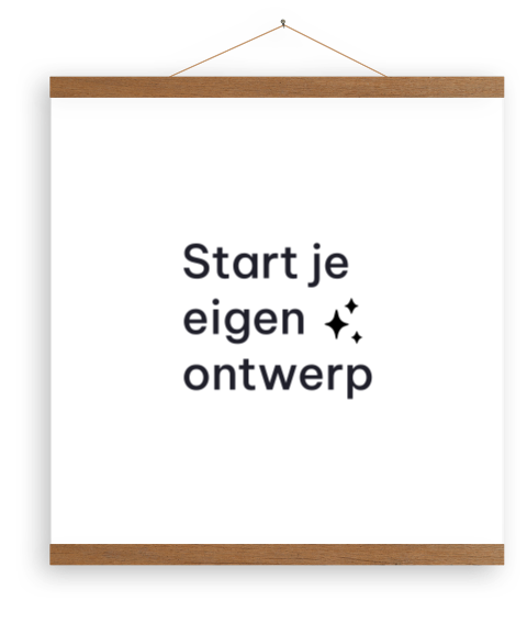 Canvasposter vierkant zelf maken