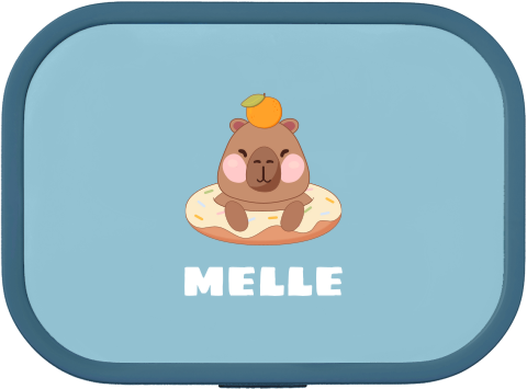 Mepal lunchbox Campus met naam en capybara
