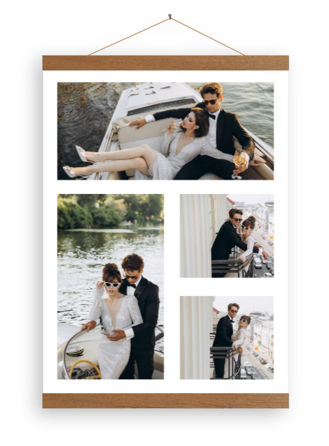 Canvasposter met fotocollage