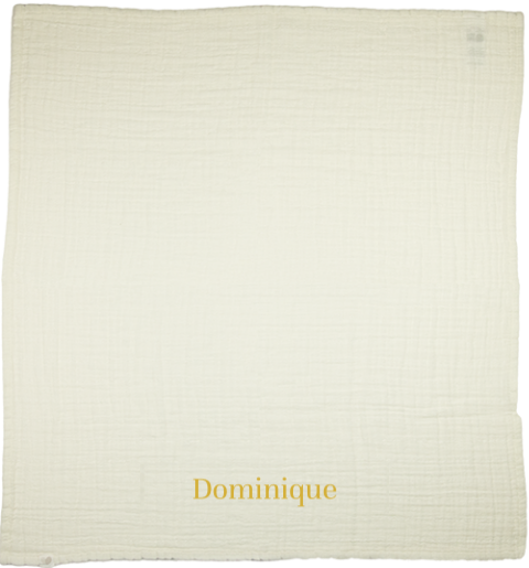 Hydrofiele doek met naam