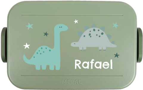 Mepal lunchbox To Go met naam en dinos