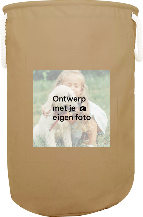 Opbergzak met foto personaliseren