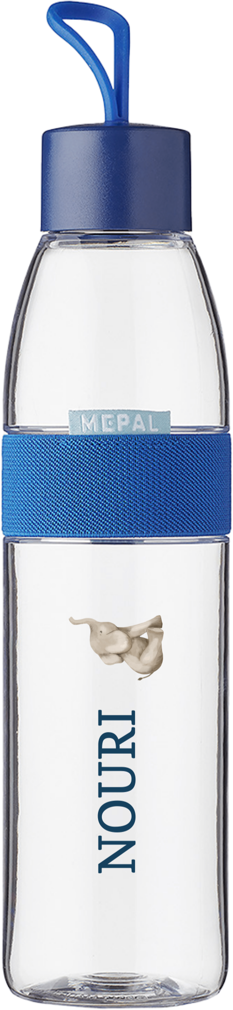 Mepal waterfles Ellipse met naam en olifant