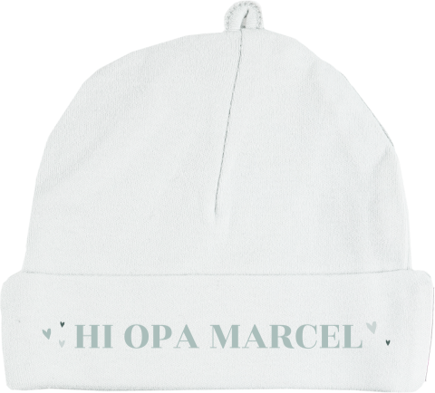 Mutsje zwangerschapsaankondiging voor opa