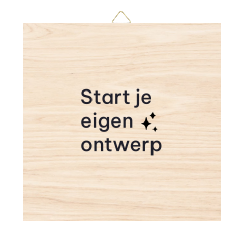 Houten tegel zelf maken