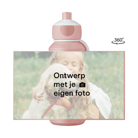 Mepal pop-up drinkfles met eigen foto personaliseren
